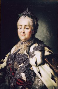 Ritratto di Caterina II (1729-96) di Russia